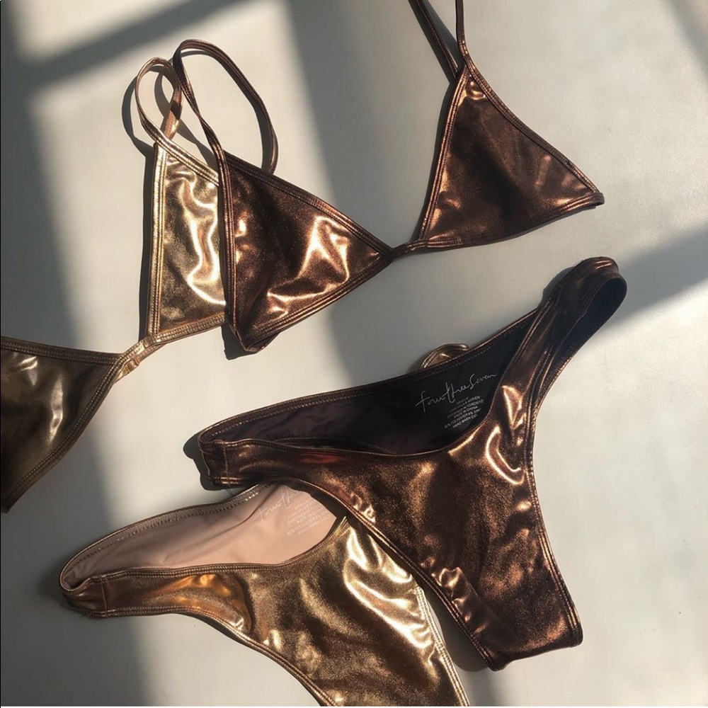 437 - Bronze Jordan Top (S) & Kenzie Bottoms (M)